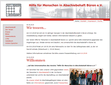 Tablet Screenshot of gegenabschiebehaft.de